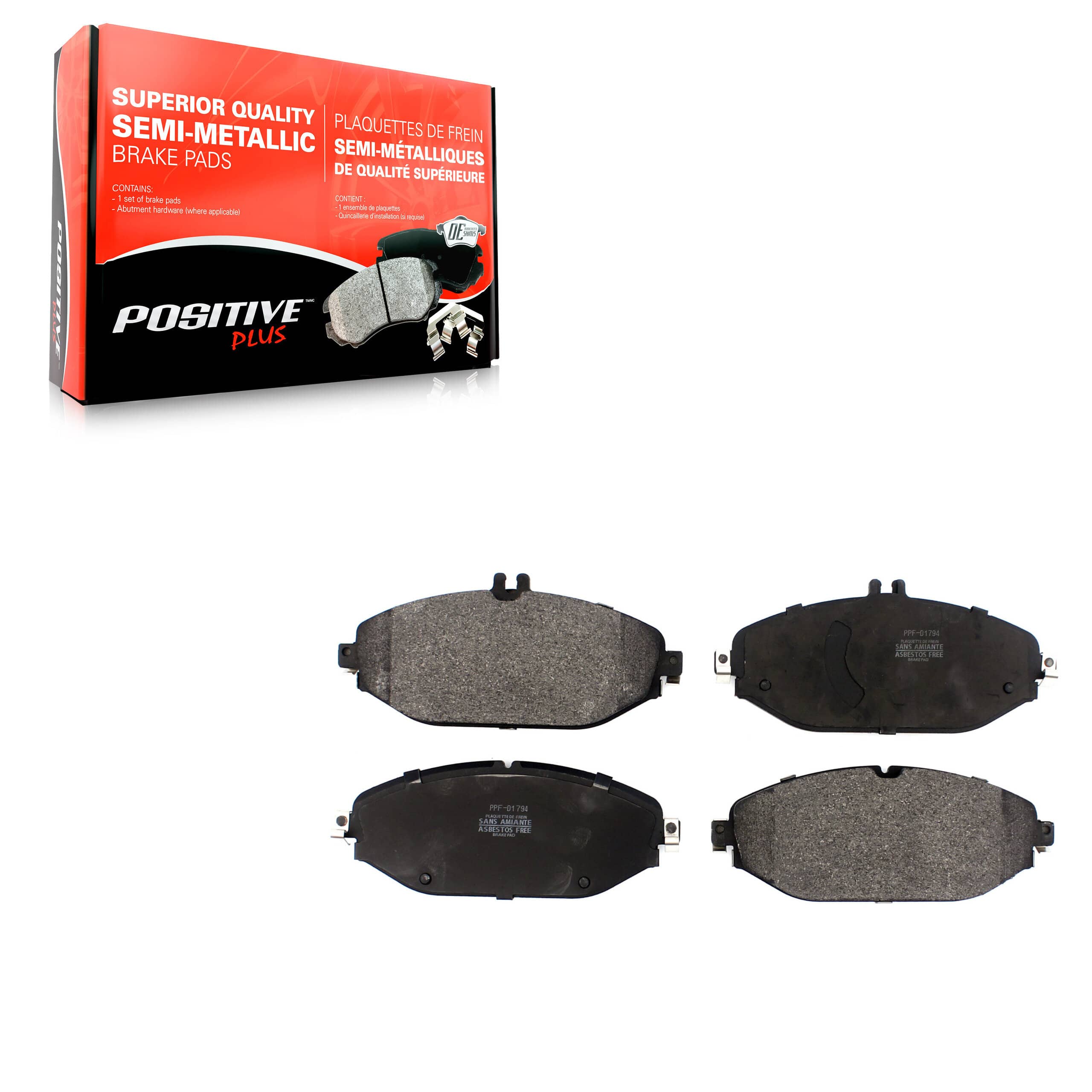 Positive Plus - PPF-D1794 - Front Disc Brake Pad