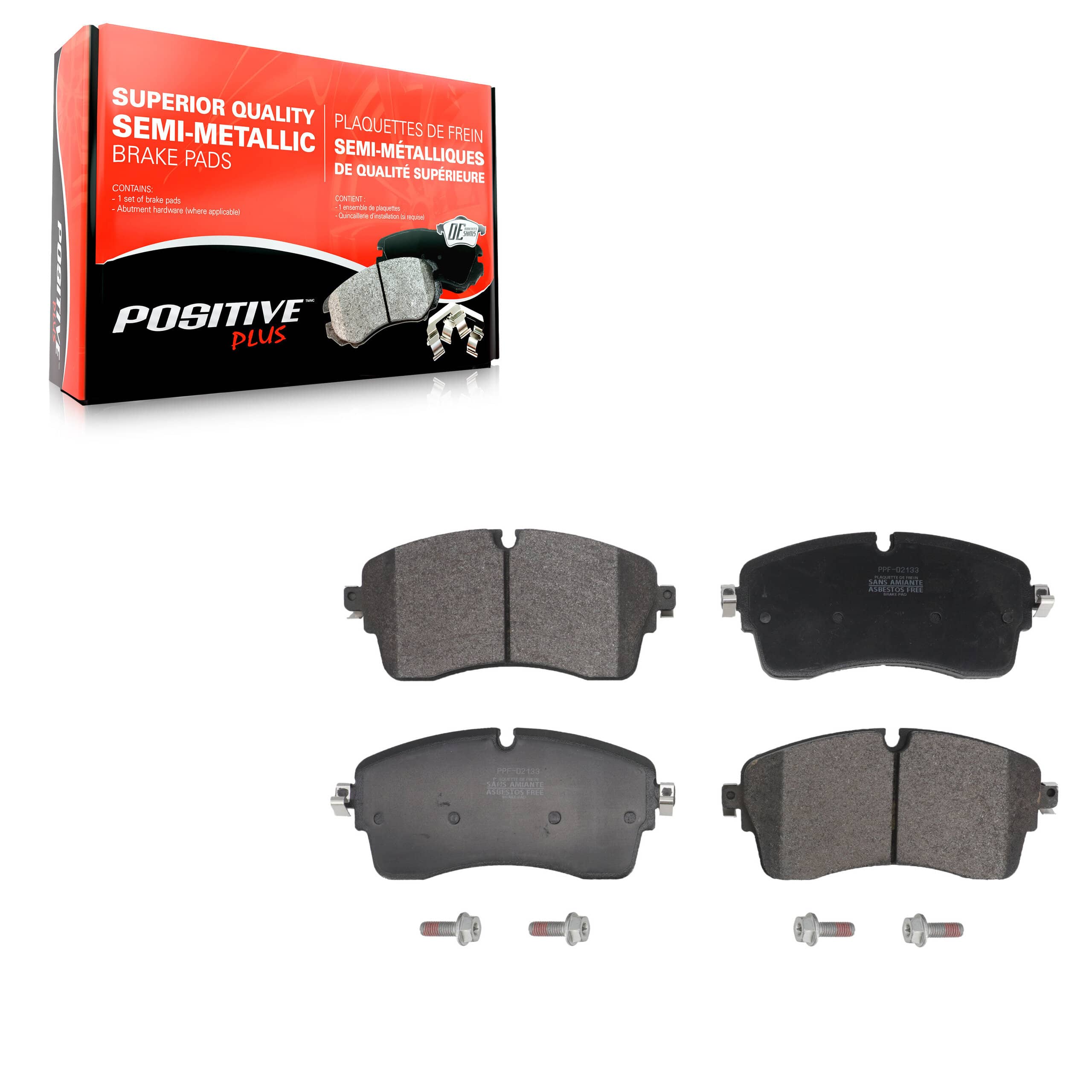 Positive Plus - PPF-D2133 - Front Disc Brake Pad