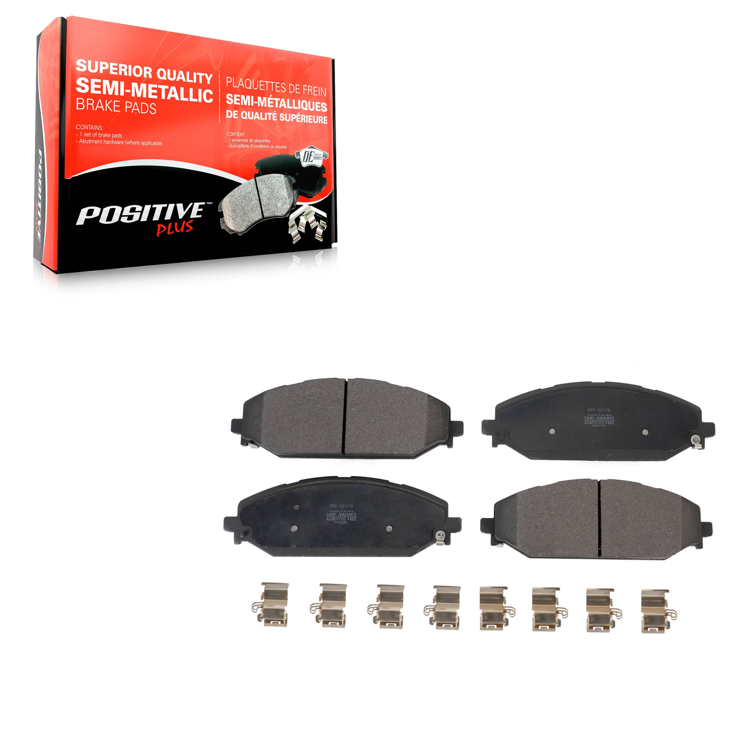 Positive Plus - PPF-D2179 - Front Disc Brake Pad
