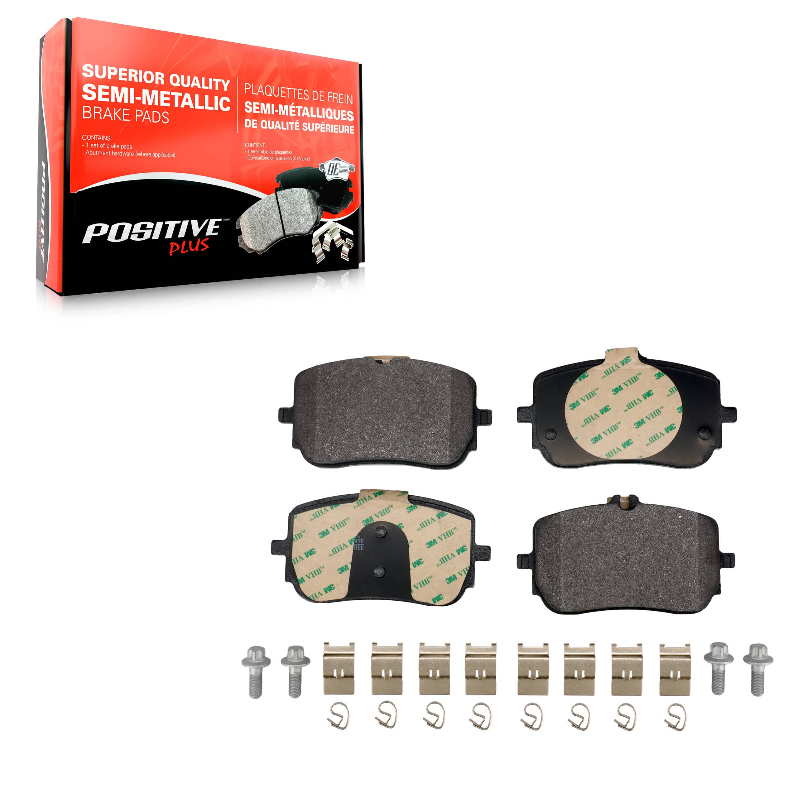 Positive Plus - PPF-D2206 - Front Disc Brake Pad