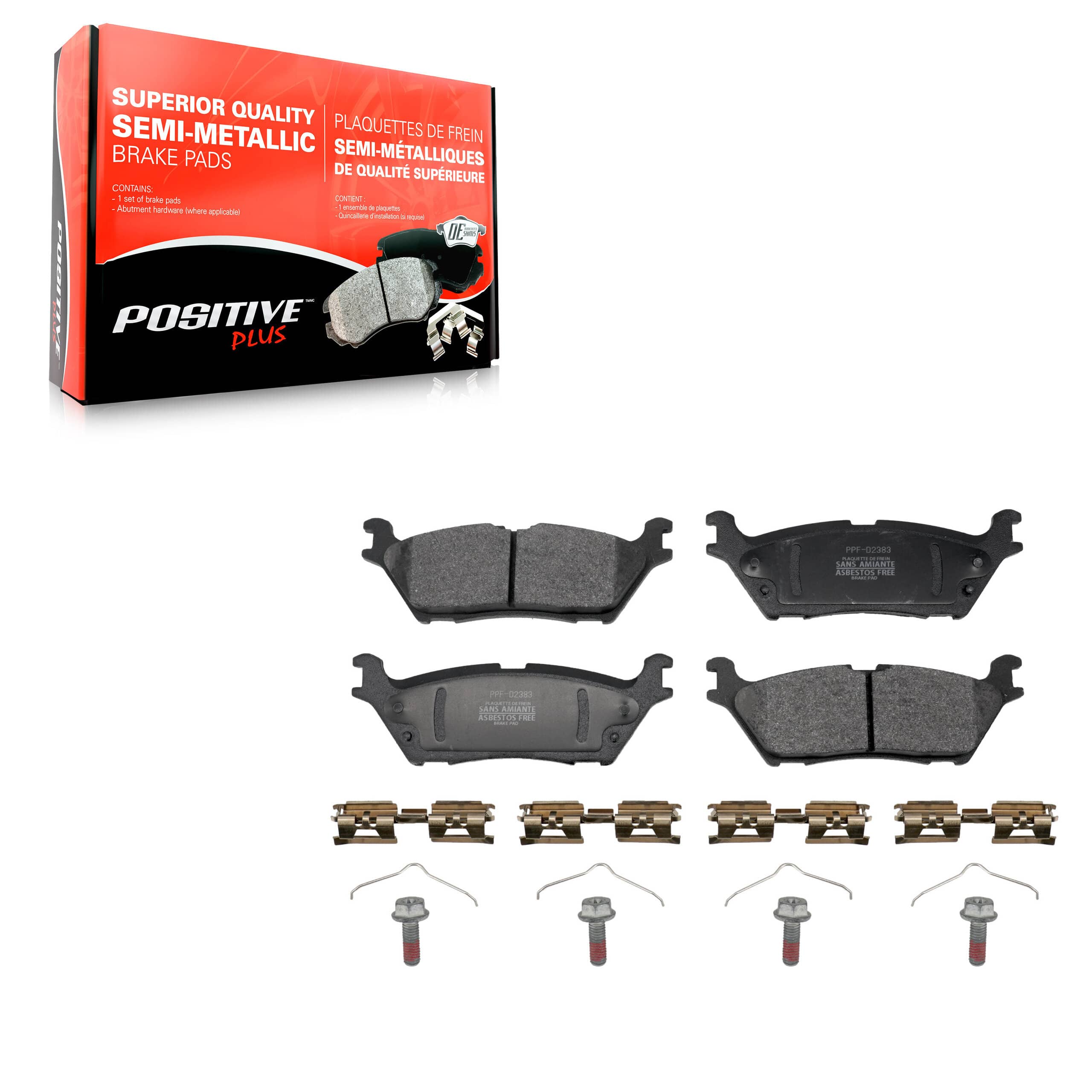 Positive Plus - PPF-D2383 - Rear Disc Brake Pad