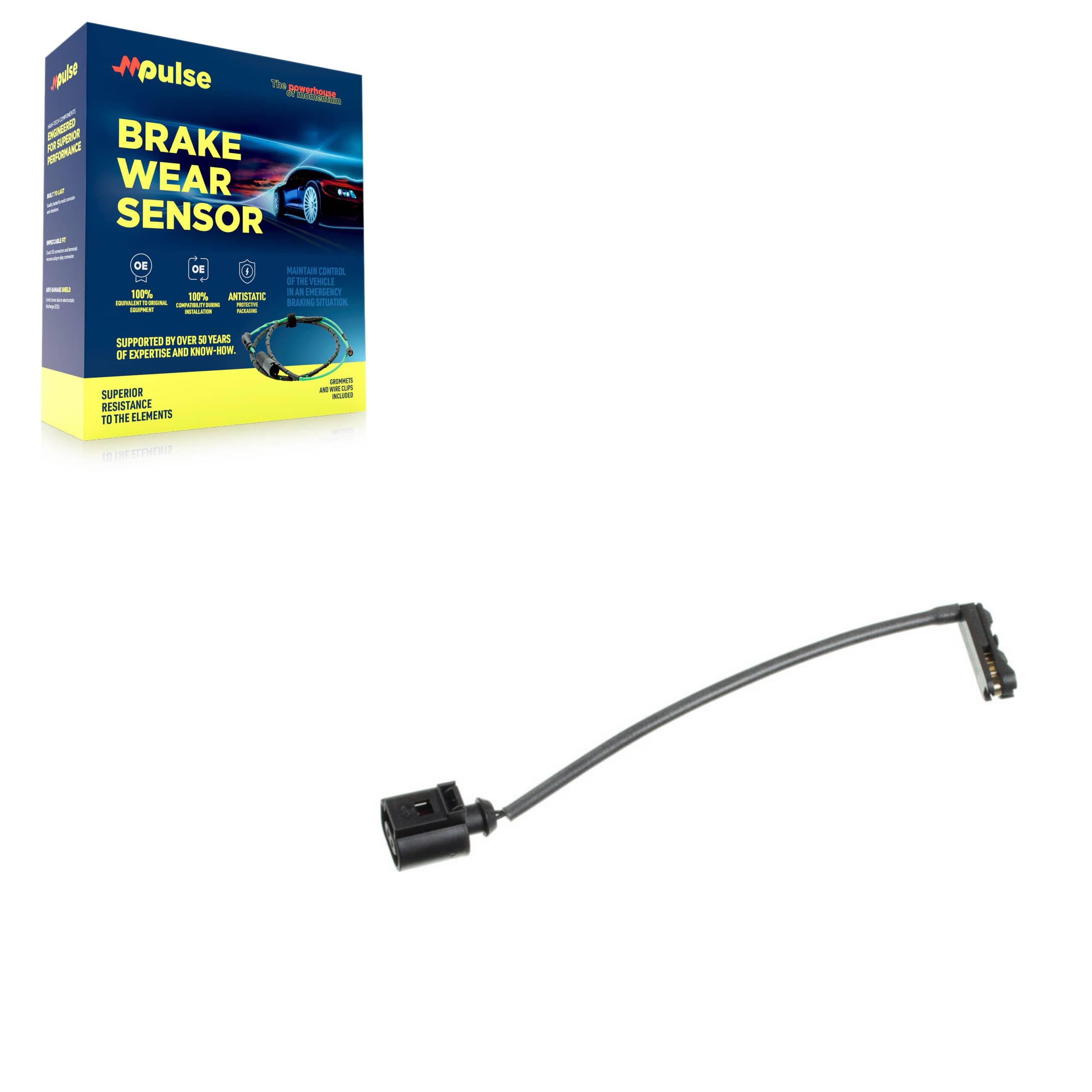 Mpulse - SEN-2BWS0412 - Front Disc Brake Pad Wear Sensor