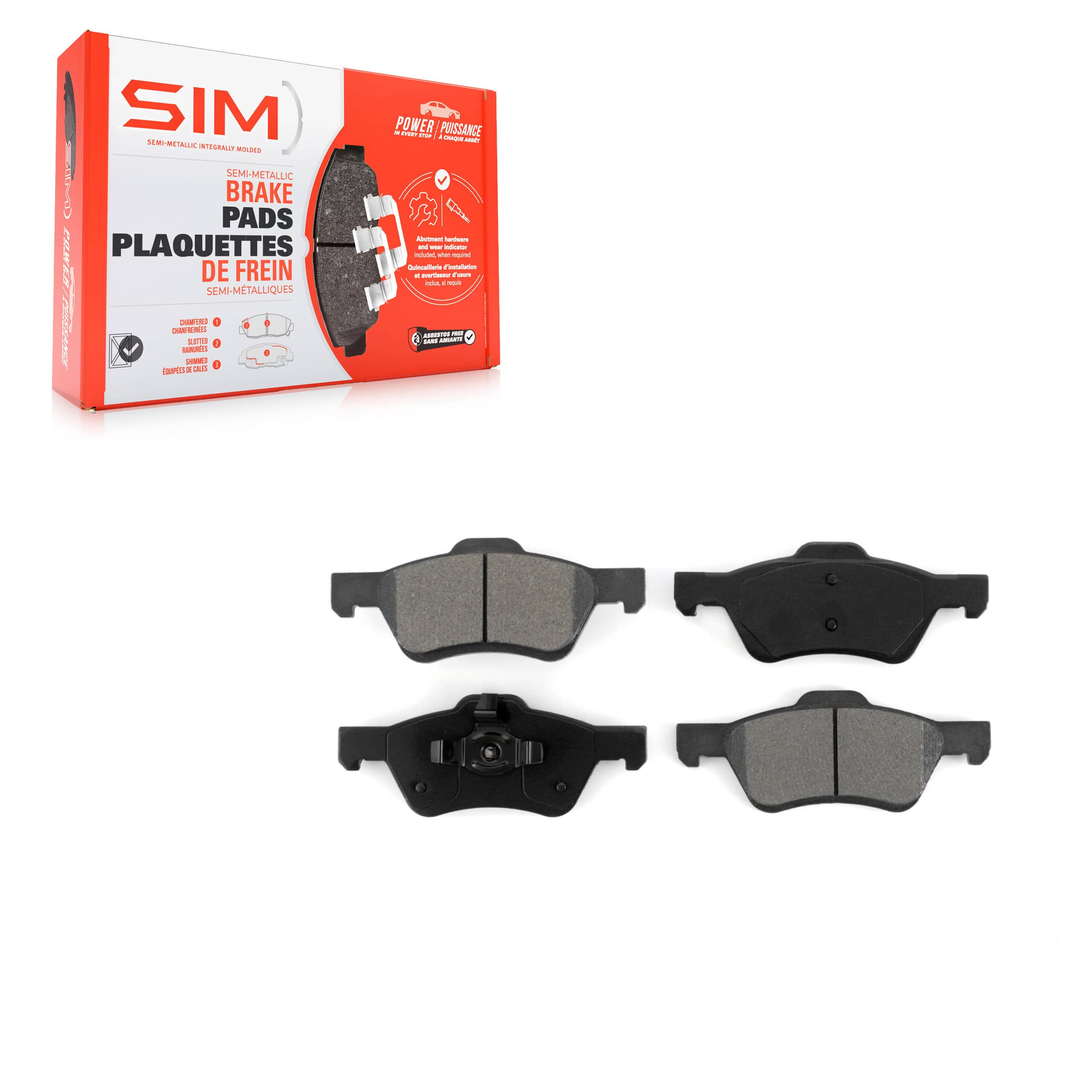 SIM - SIM-1047 - Front Disc Brake Pad