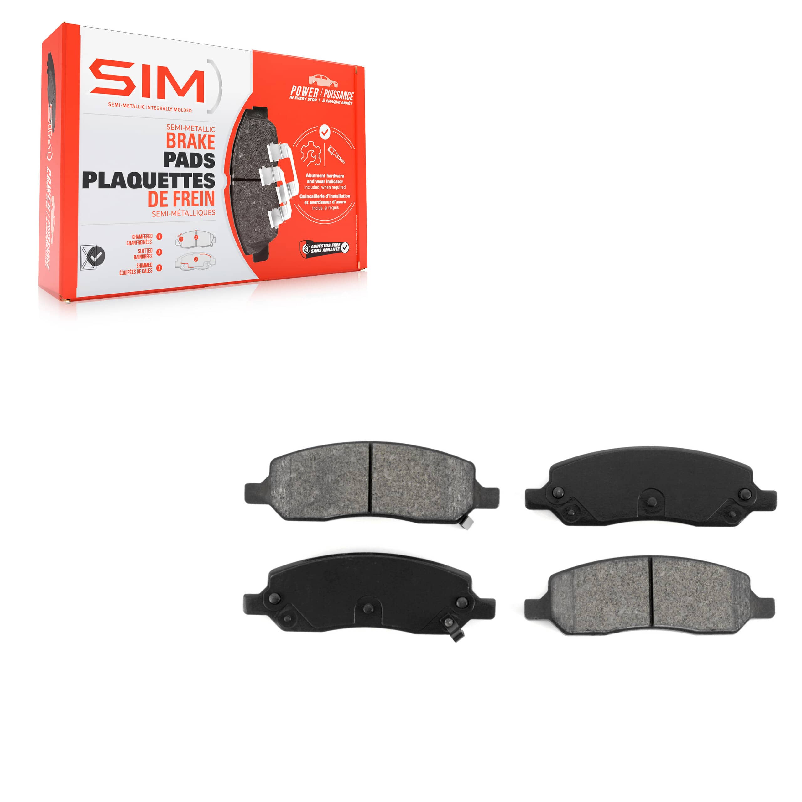 SIM - SIM-1172 - Rear Disc Brake Pad