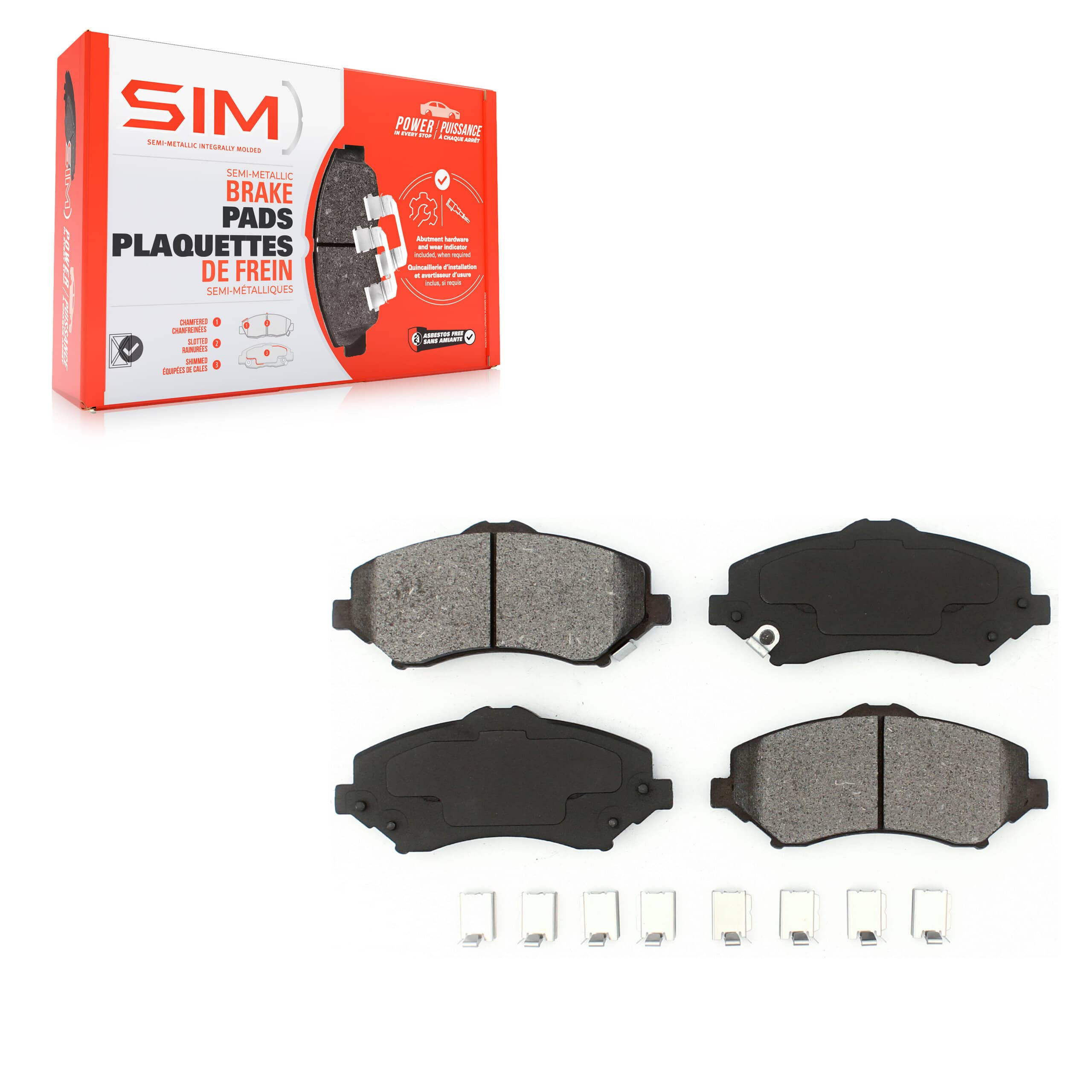 SIM - SIM-1273 - Front Disc Brake Pad