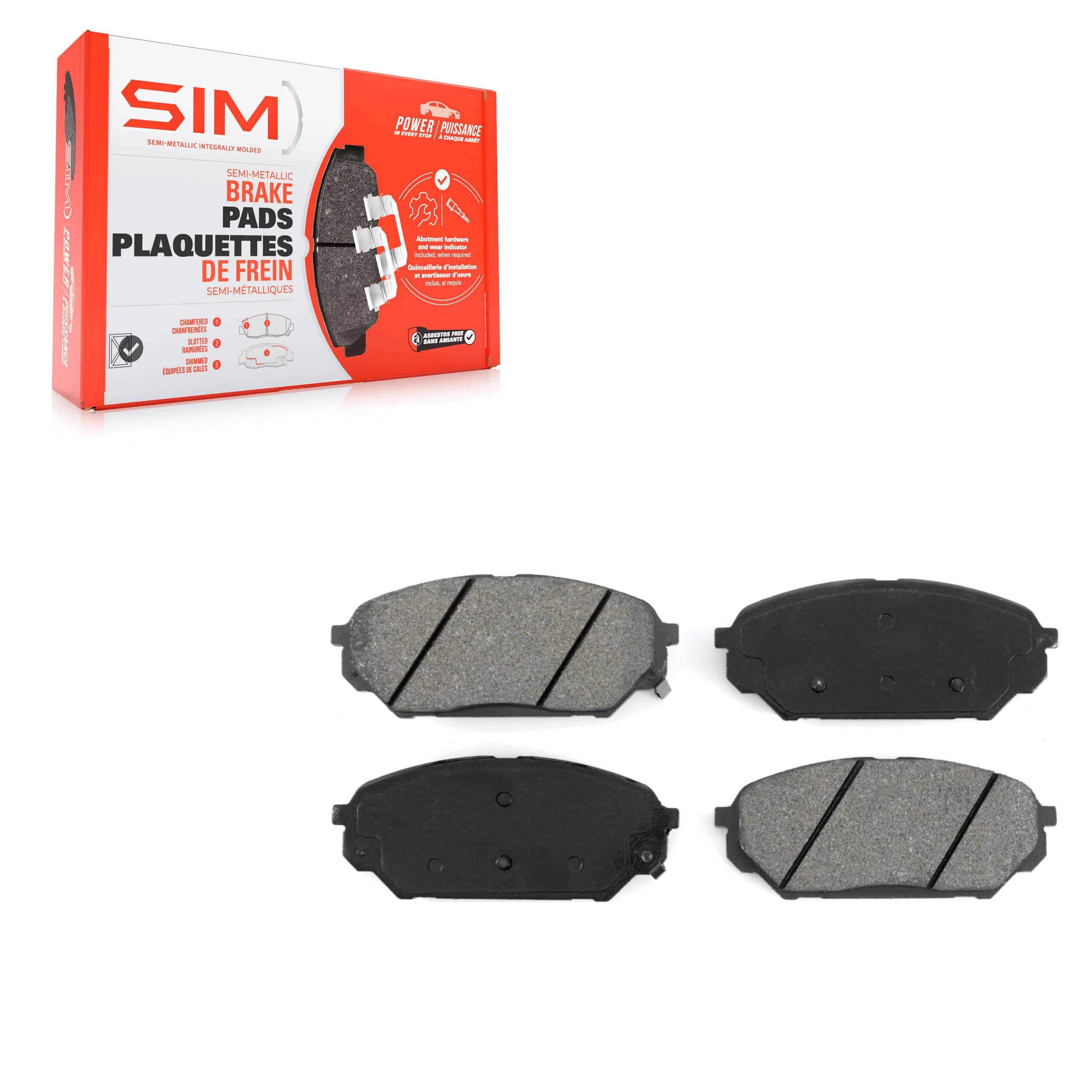 SIM - SIM-1301 - Front Disc Brake Pad