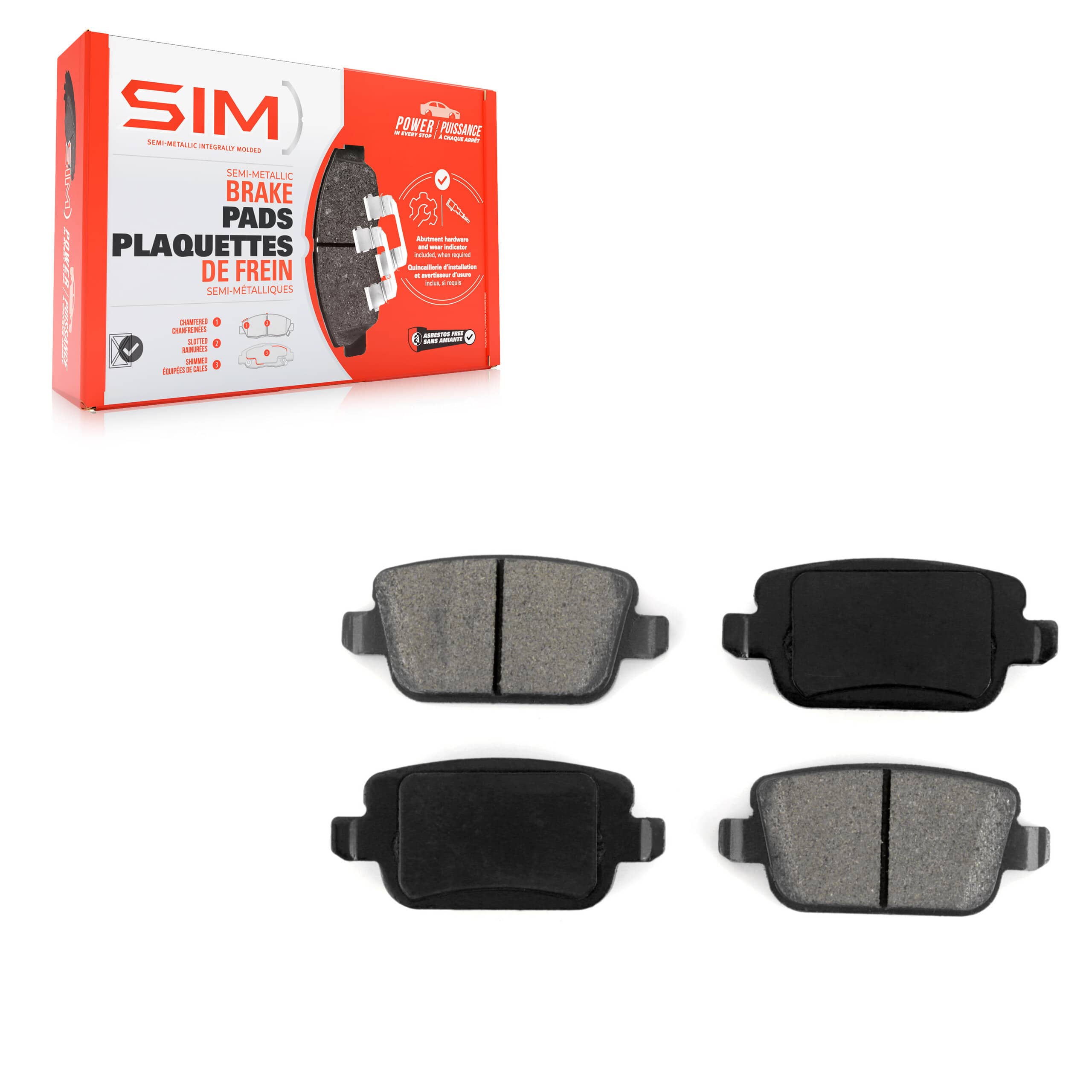 SIM - SIM-1314 - Rear Disc Brake Pad
