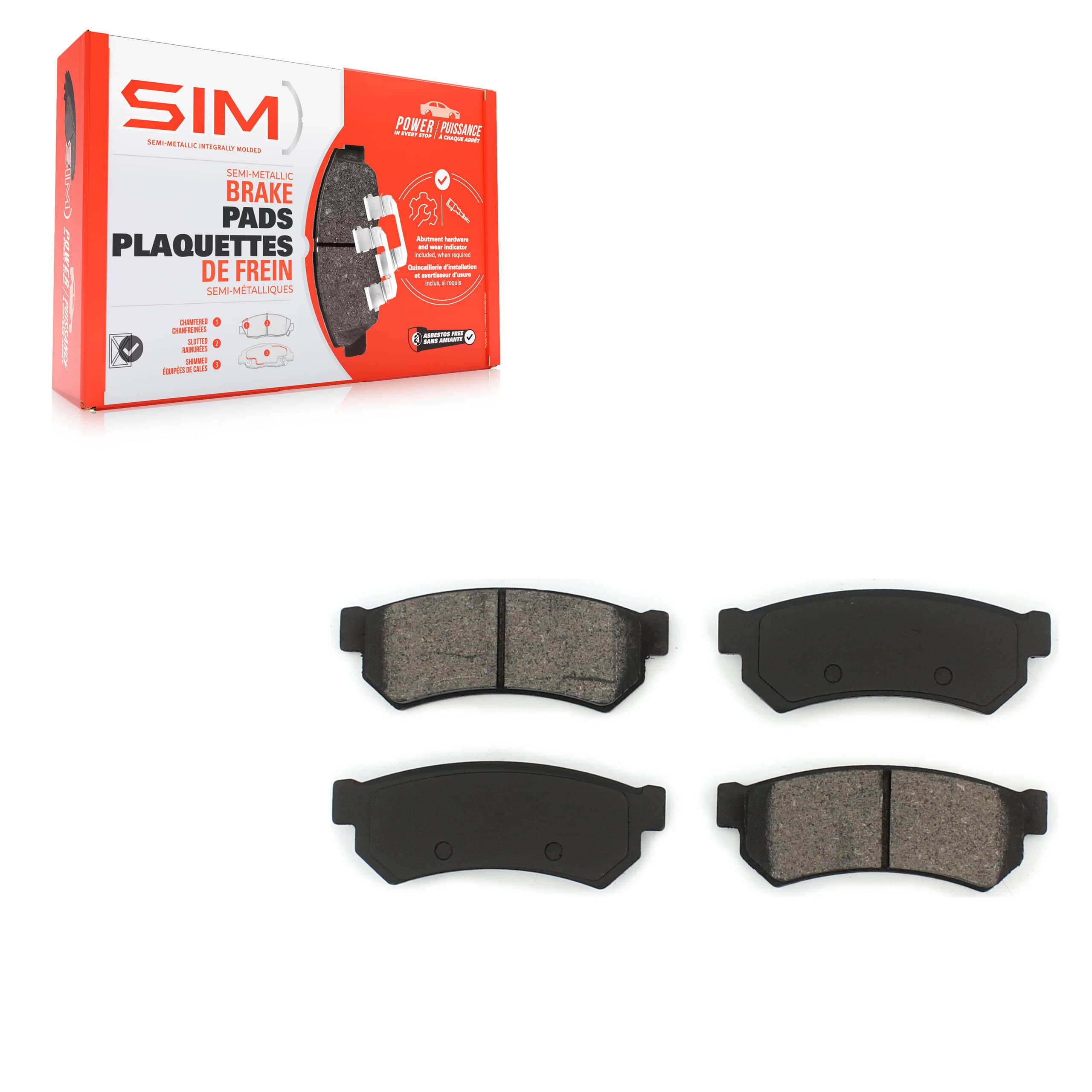 SIM - SIM-1315 - Rear Disc Brake Pad