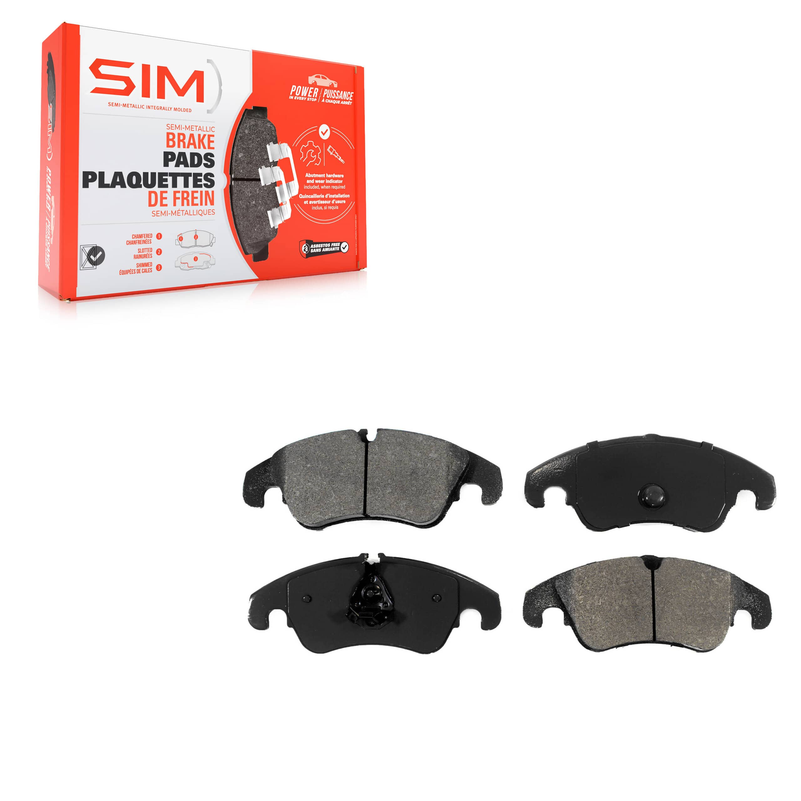 SIM - SIM-1322 - Front Disc Brake Pad