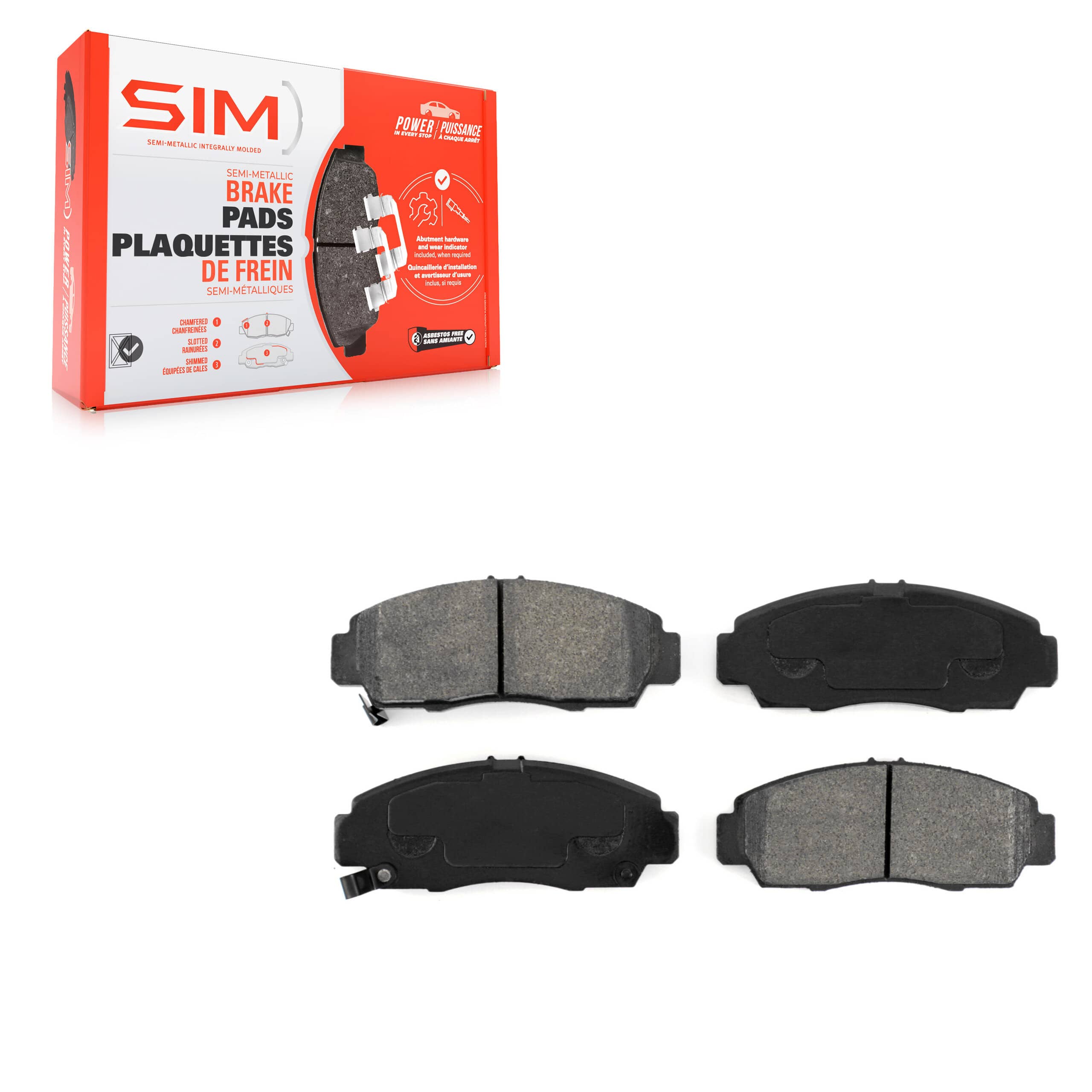SIM - SIM-1506 - Front Disc Brake Pad