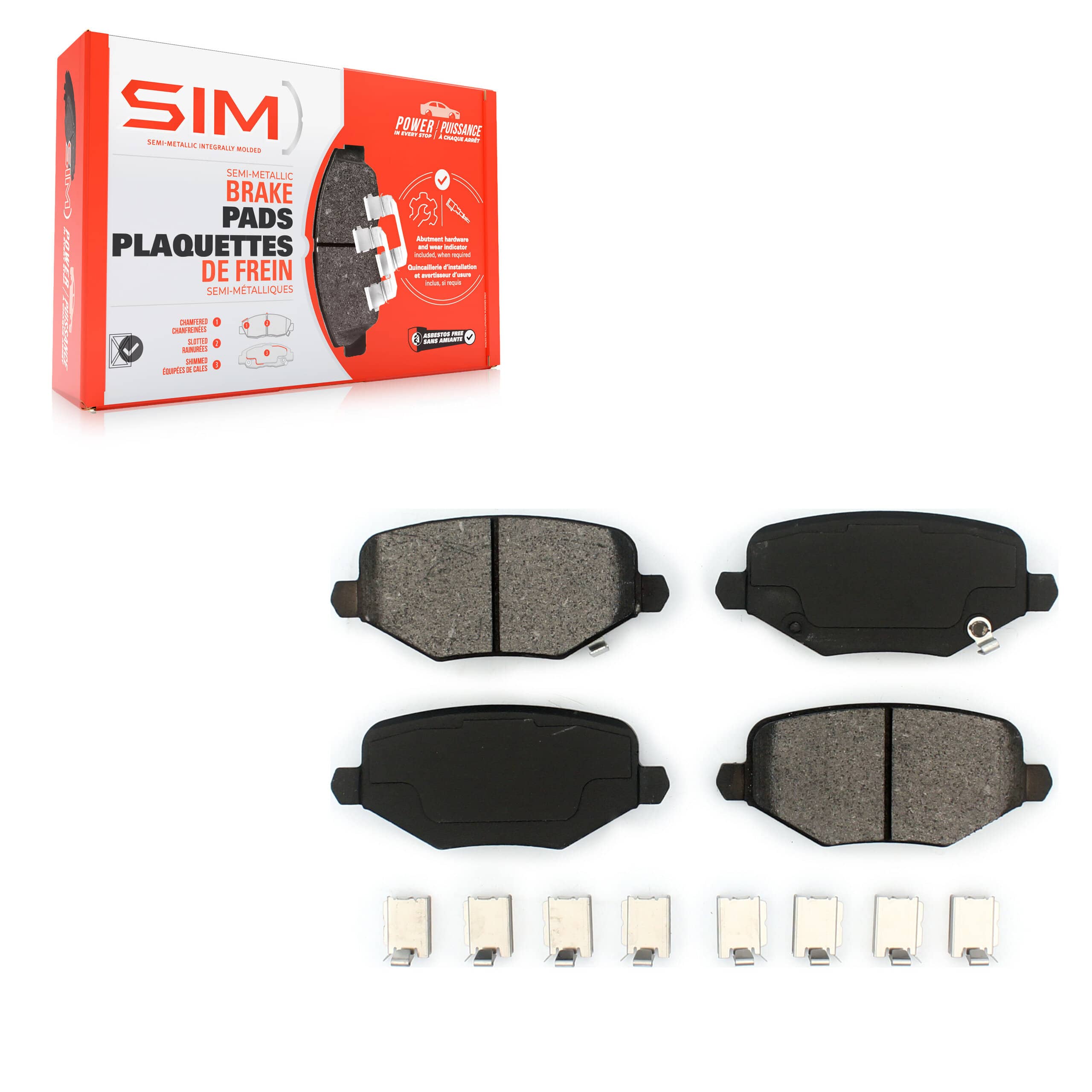 SIM - SIM-1719 - Rear Disc Brake Pad