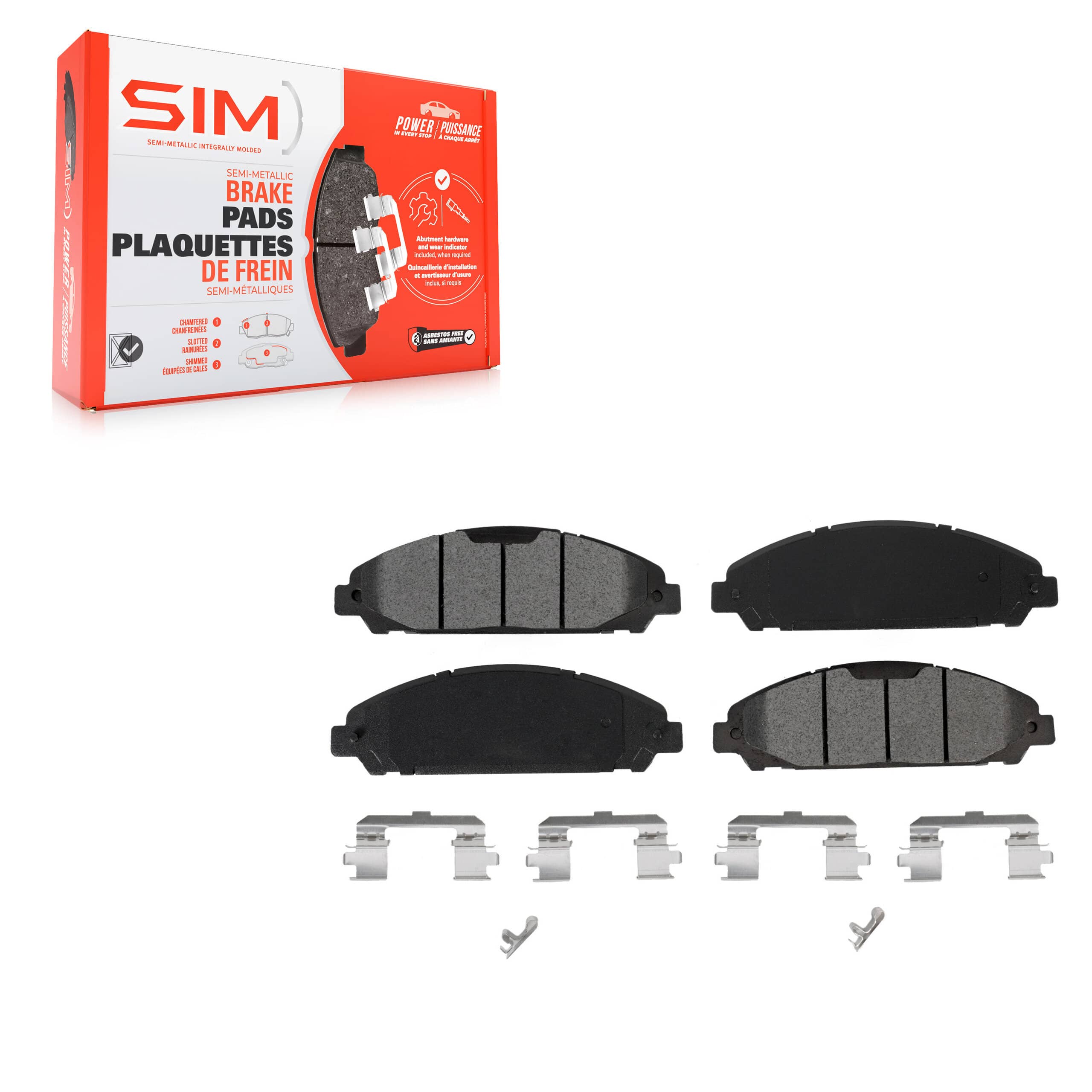 SIM - SIM-1791 - Front Disc Brake Pad