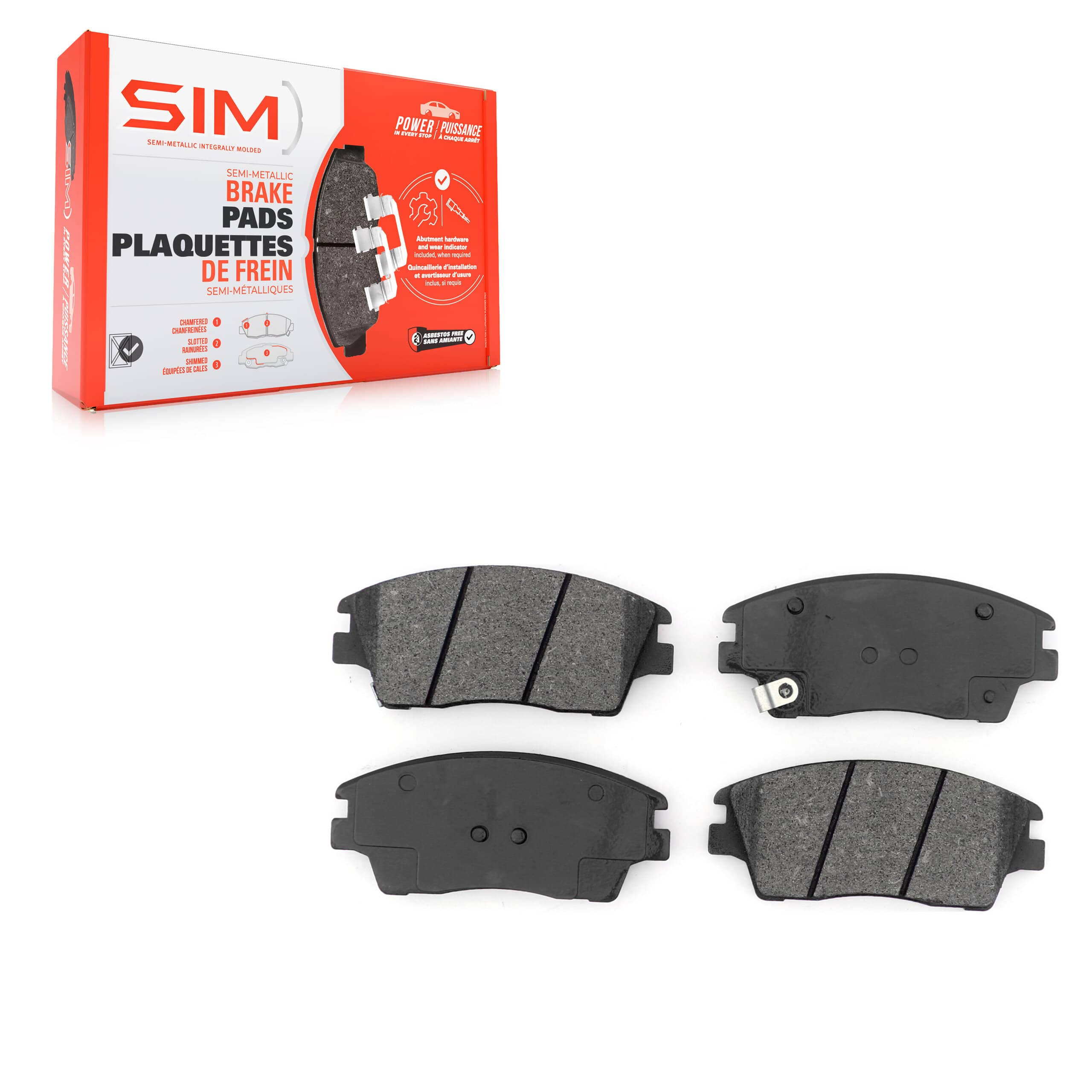 SIM - SIM-1847 - Front Disc Brake Pad