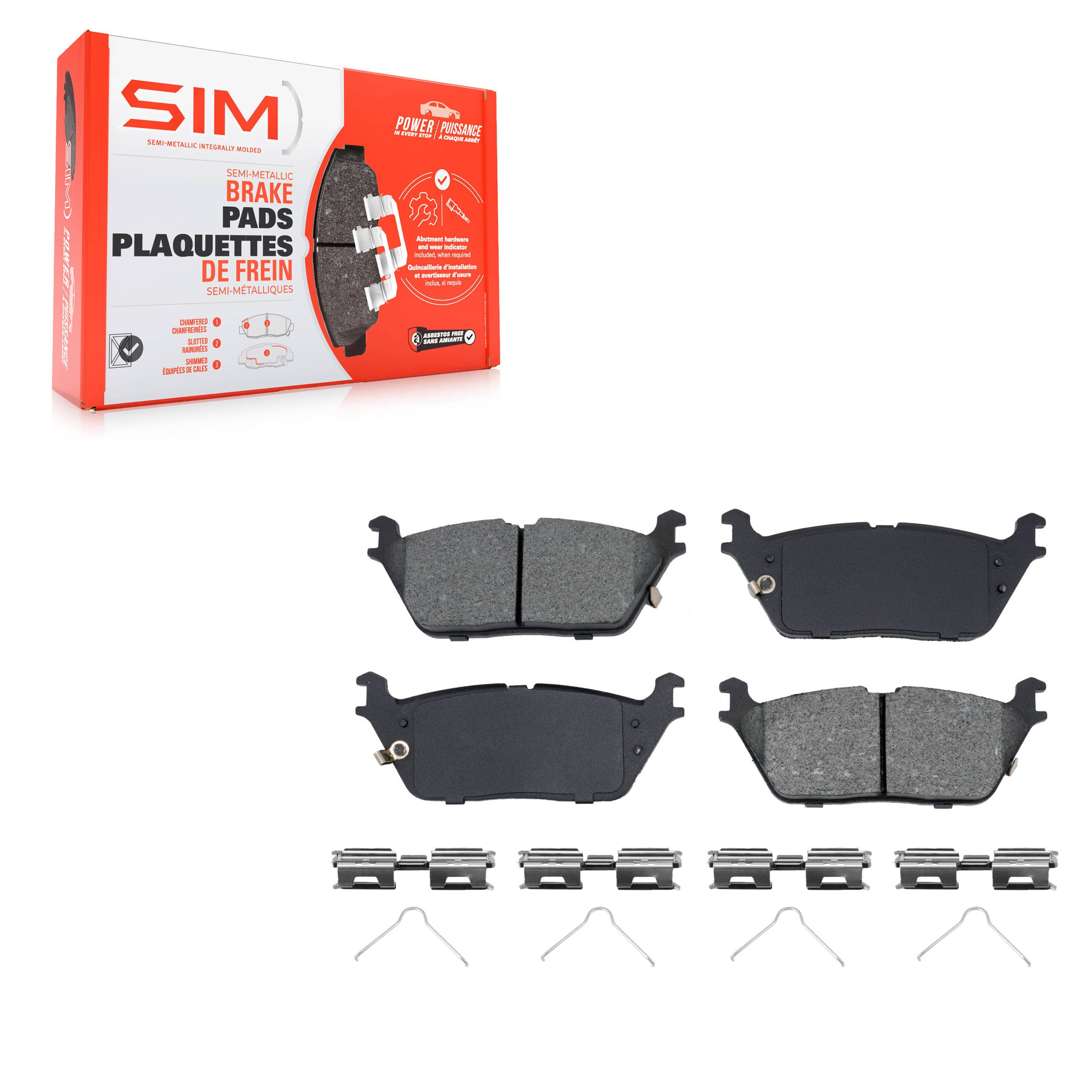 SIM - SIM-2169 - Rear Disc Brake Pad