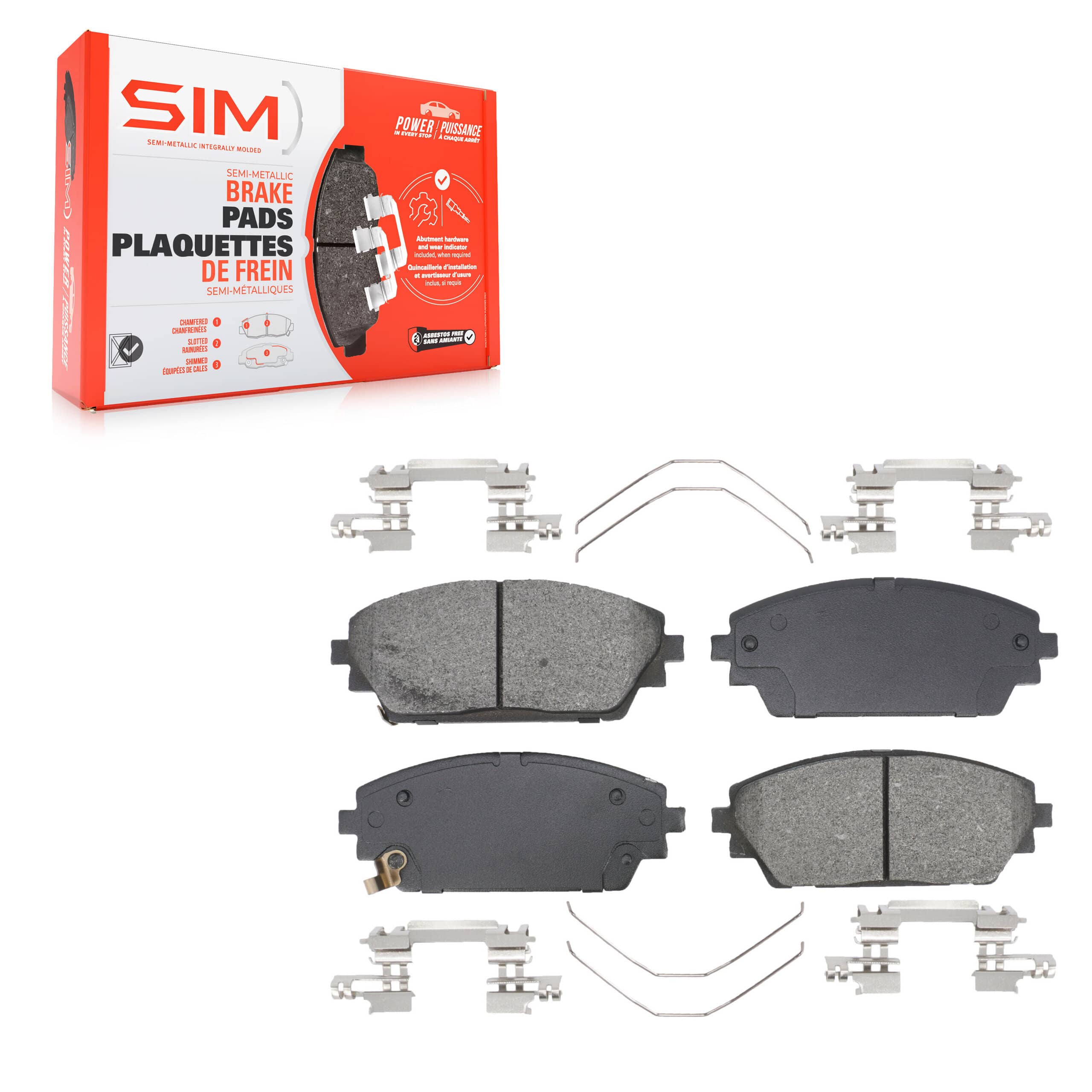 SIM - SIM-2218 - Front Disc Brake Pad