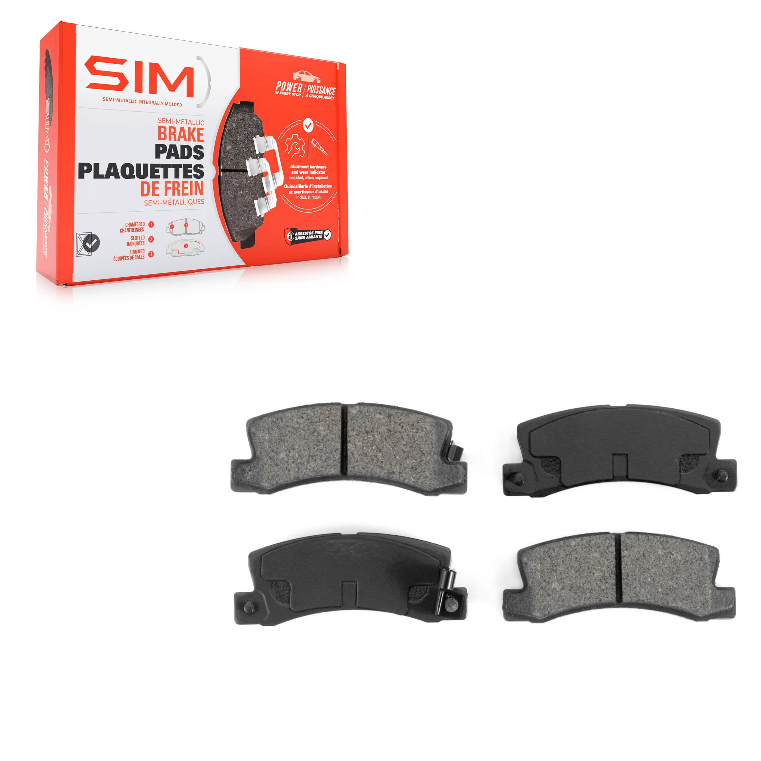 SIM - SIM-325 - Rear Disc Brake Pad
