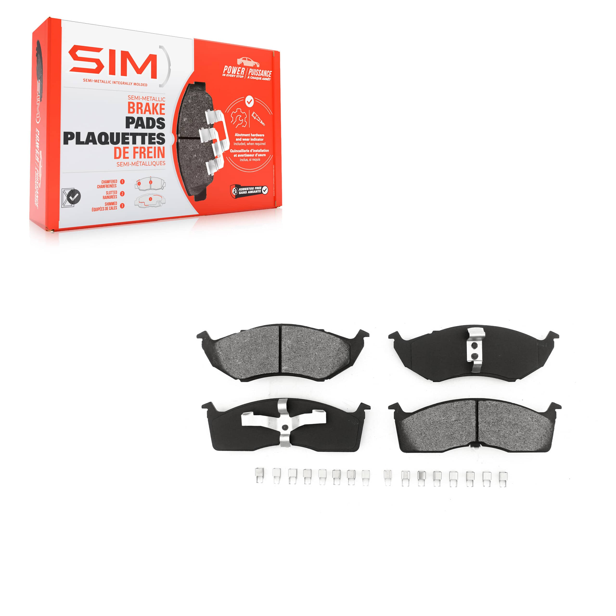 SIM - SIM-642 - Front Disc Brake Pad