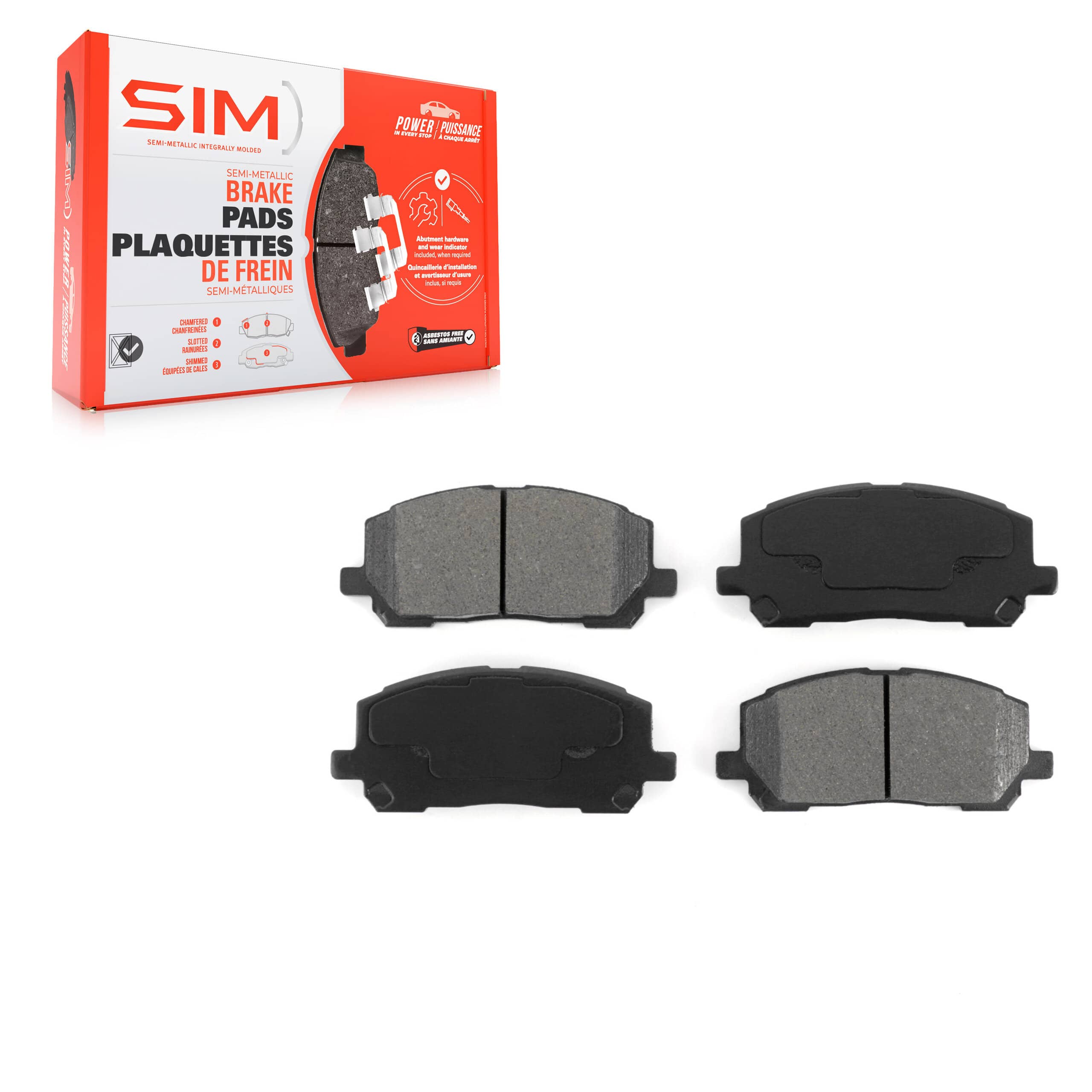SIM - SIM-884 - Front Disc Brake Pad