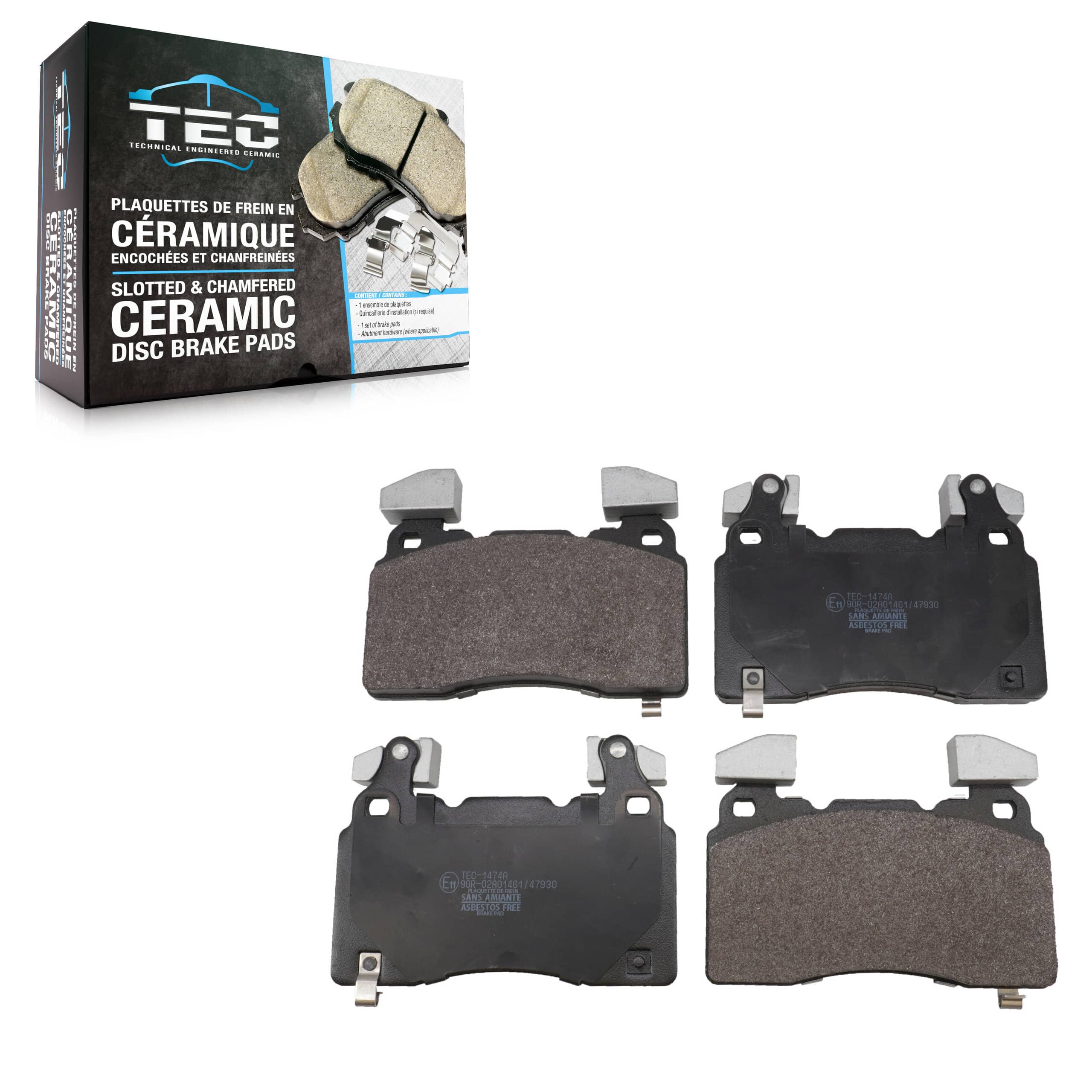 TEC - TEC-1474A - Front Disc Brake Pad