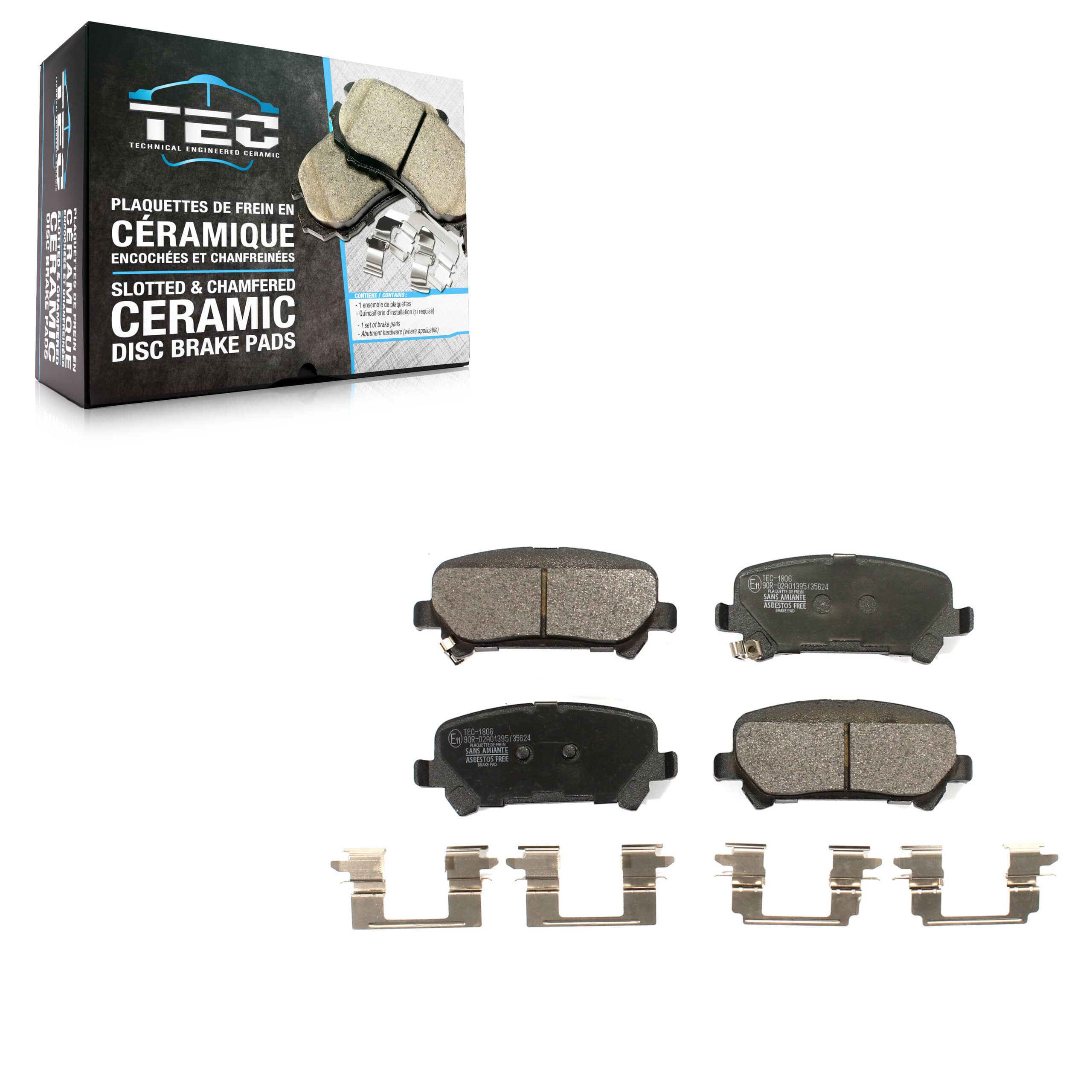 TEC - TEC-1806 - Rear Disc Brake Pad