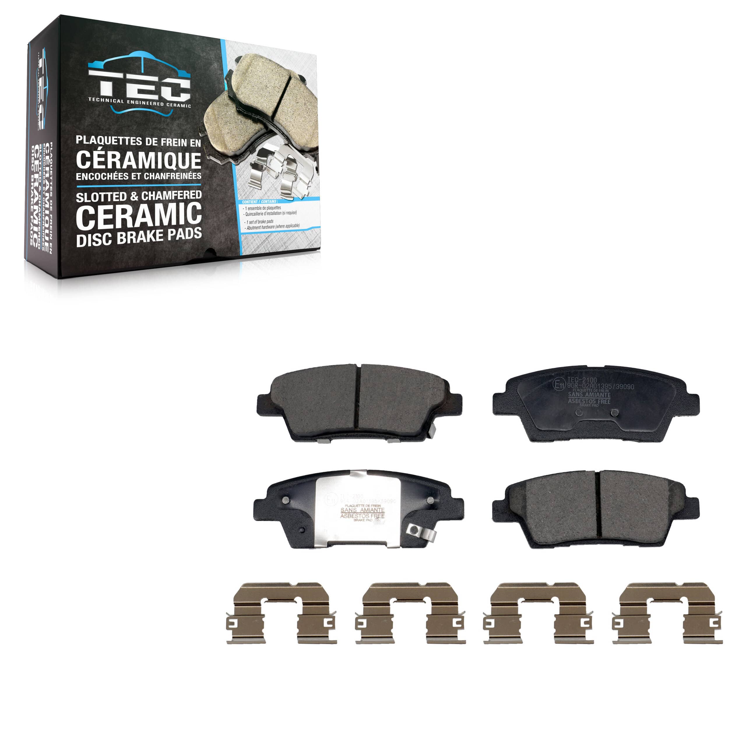 TEC - TEC-2100 - Rear Disc Brake Pad